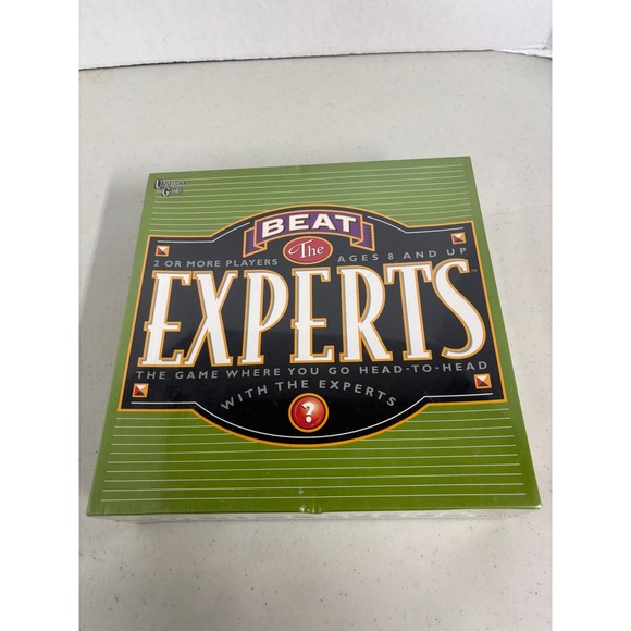 University Games Other - University Games Beat The Experts Board Game Trivia 2002 Factory‎ Sealed 01846